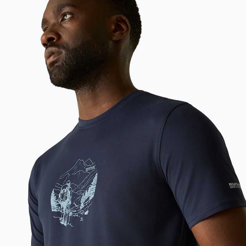 Футболка трекінгова чоловіча REGATTA Fingal Stretch navy 4