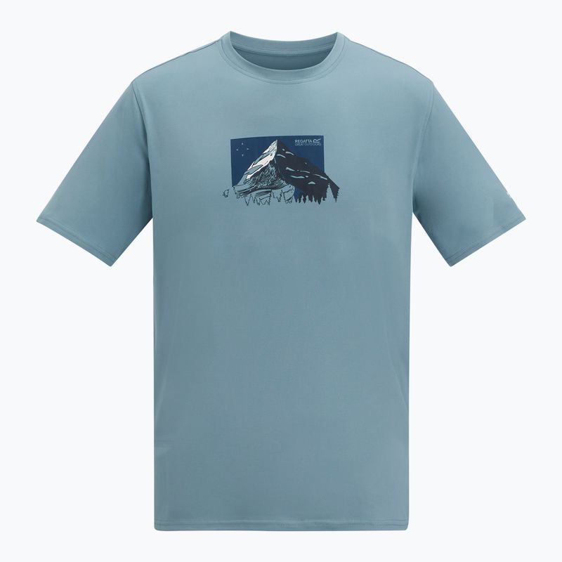 Футболка трекінгова чоловіча REGATTA Fingal Stretch dusky blue 6