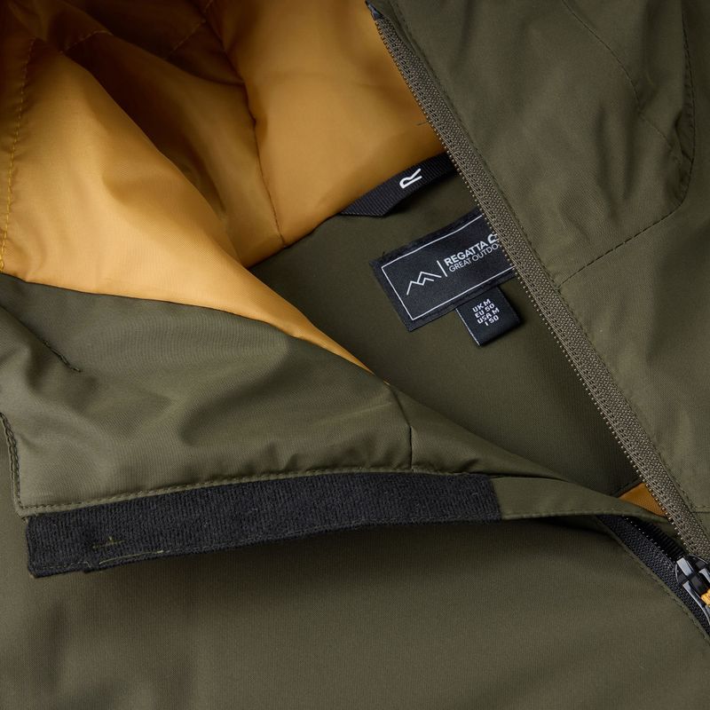 Куртка дощовик чоловіча REGATTA Allston dark khaki/wood brown 13