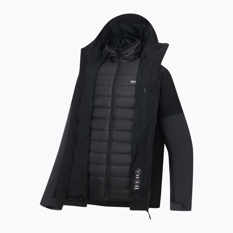 Куртка 3в1 чоловіча Regatta Wentwood 3in1 ash/black 14