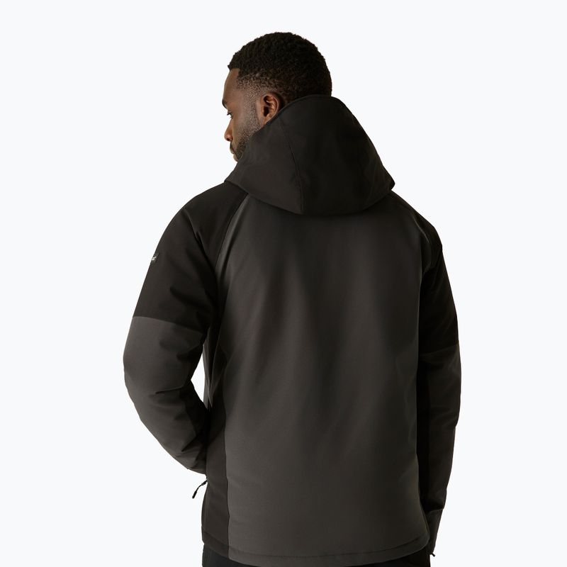 Куртка дощовик чоловіча Regatta Highton Stretch Padded Jacket ash/black 3