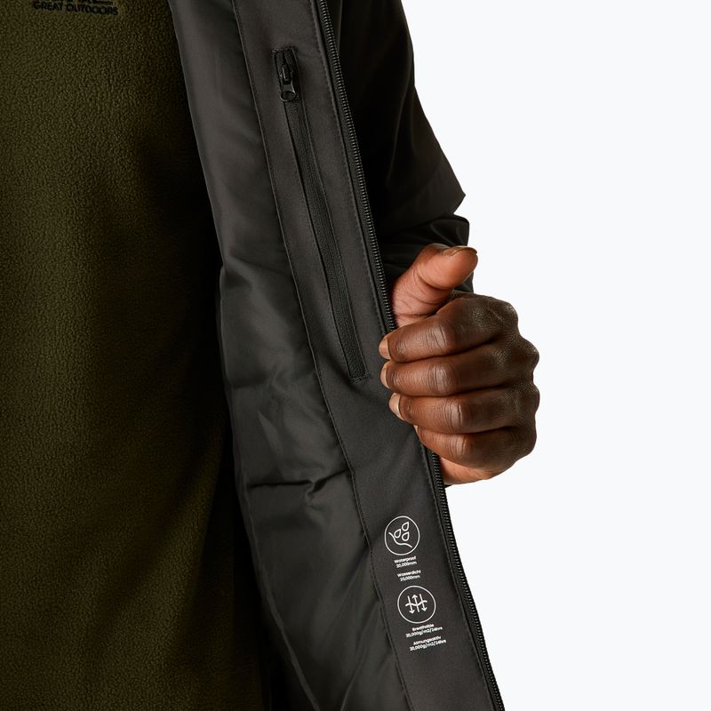 Куртка дощовик чоловіча Regatta Highton Stretch Padded Jacket ash/black 8