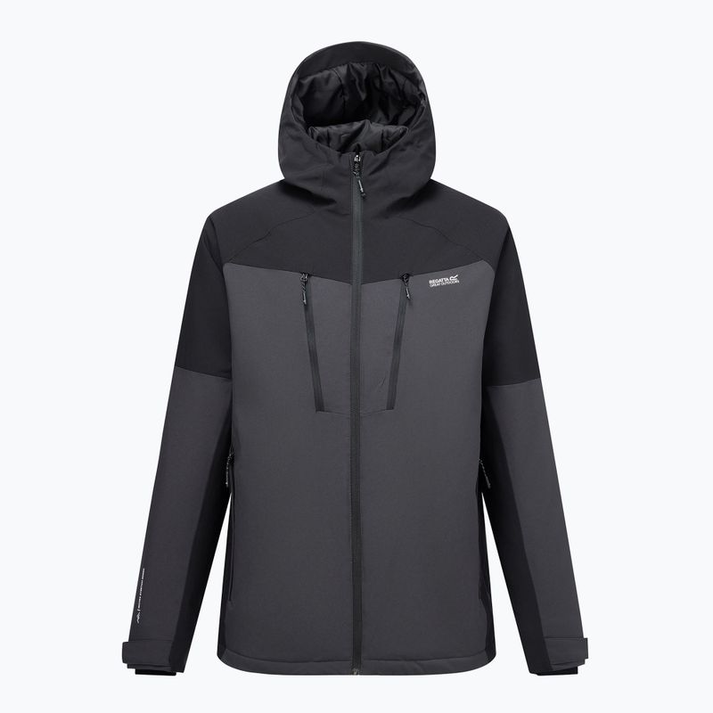 Куртка дощовик чоловіча Regatta Highton Stretch Padded Jacket ash/black 10