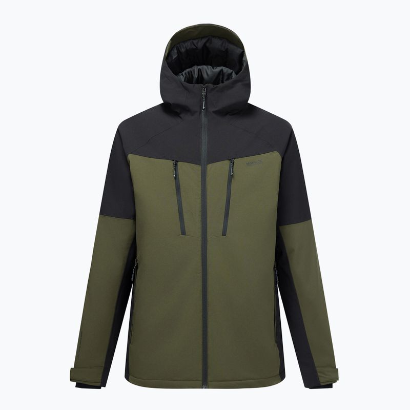 Куртка дощовик чоловіча REGATTA Highton Stretch Padded dark khaki/black 10