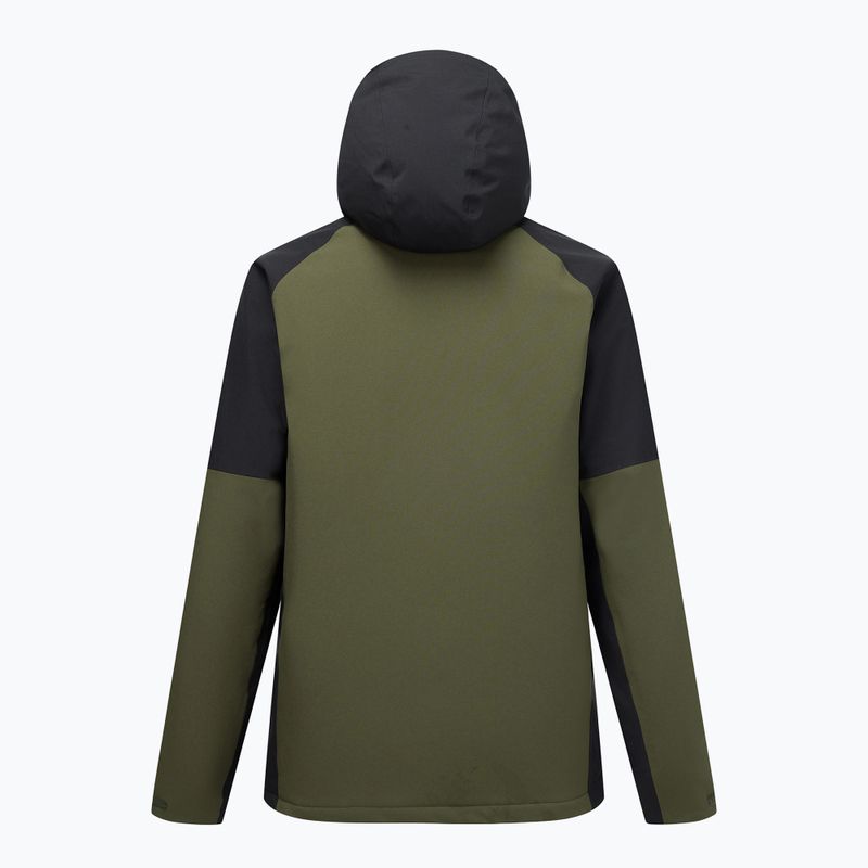 Куртка дощовик чоловіча REGATTA Highton Stretch Padded dark khaki/black 11