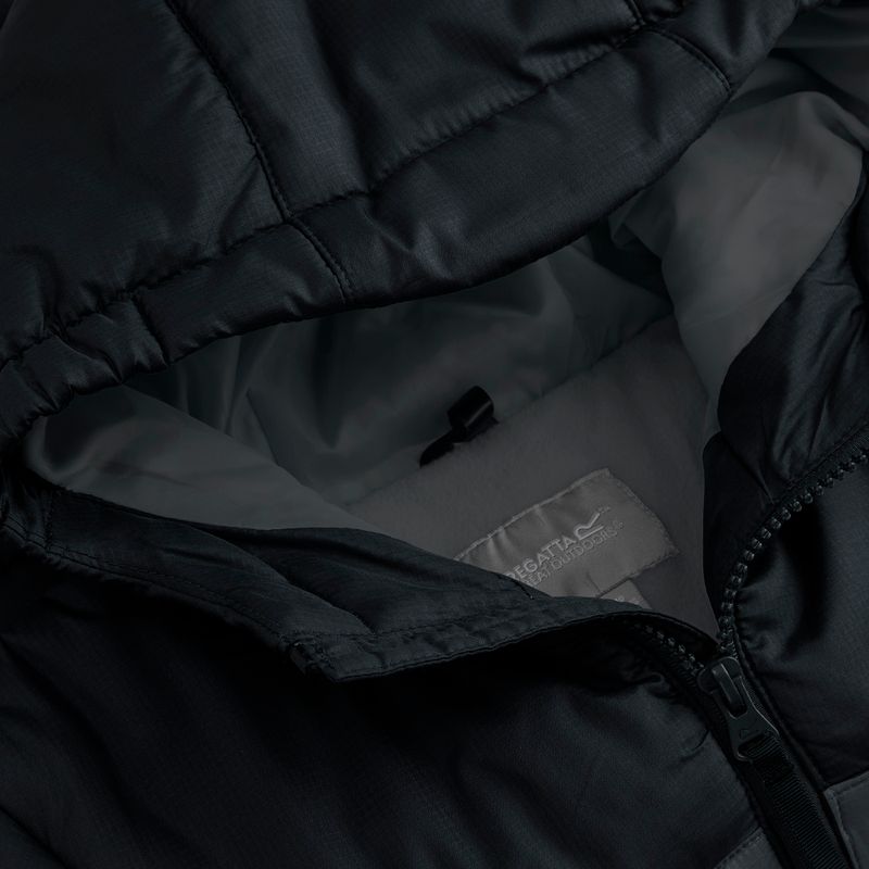 Куртка утеплена дитяча REGATTA Lofthouse black/seal grey 11