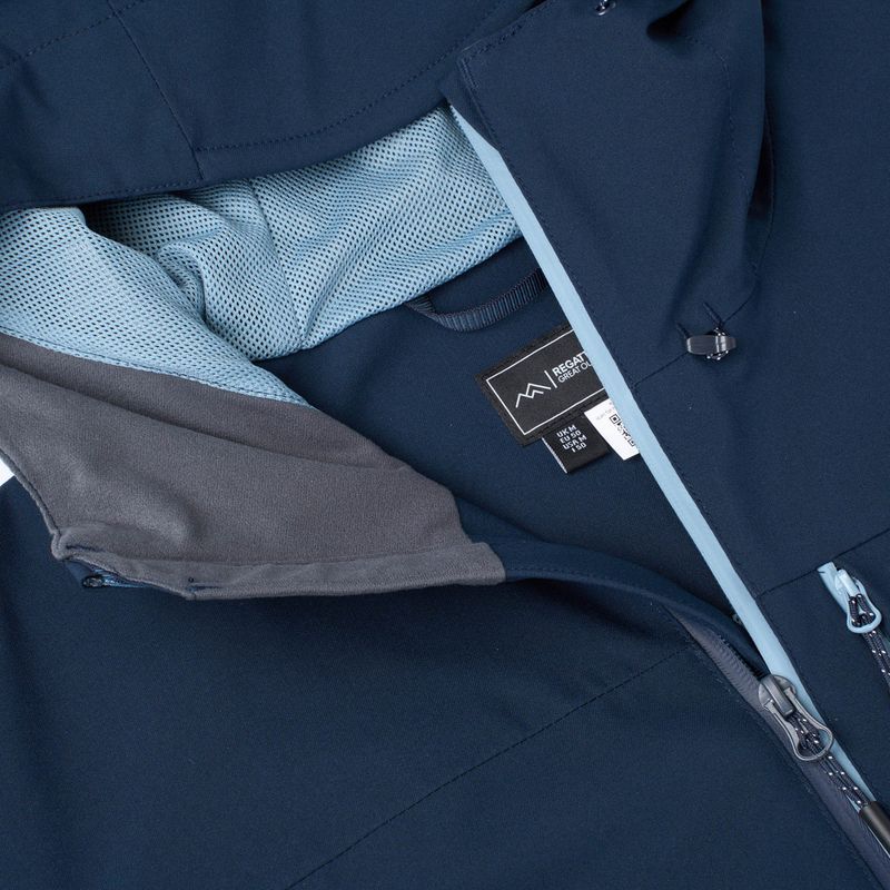 Куртка дощовик чоловіча REGATTA Birchdale II navy/dusky blue 13