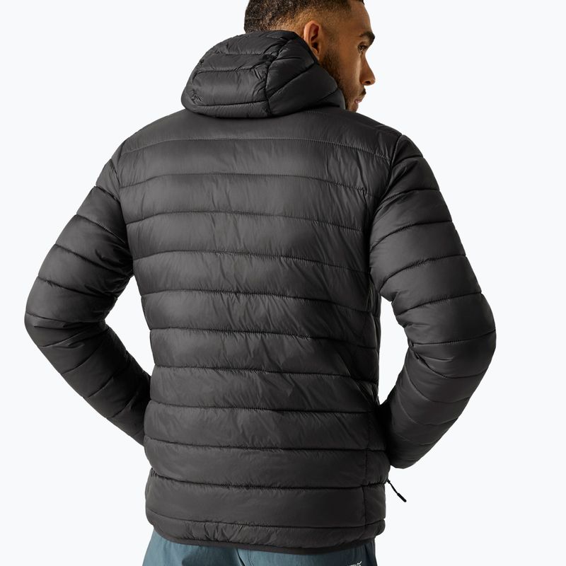 Пуховик чоловічий REGATTA Hooded Marizion black/burnt henna 4