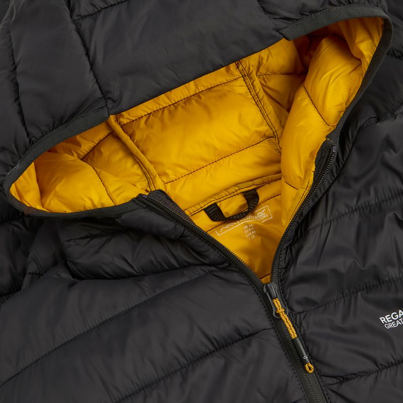 Пуховик чоловічий Regatta Hooded Marizion ash/sunset 4
