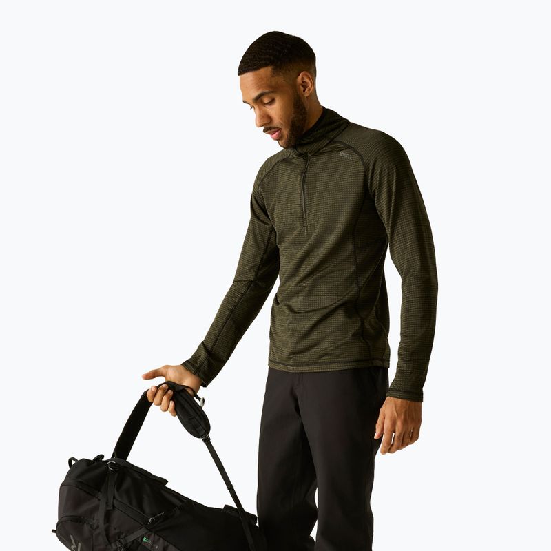 Кофта флісова чоловіча REGATTA Yonder II dark khaki 3