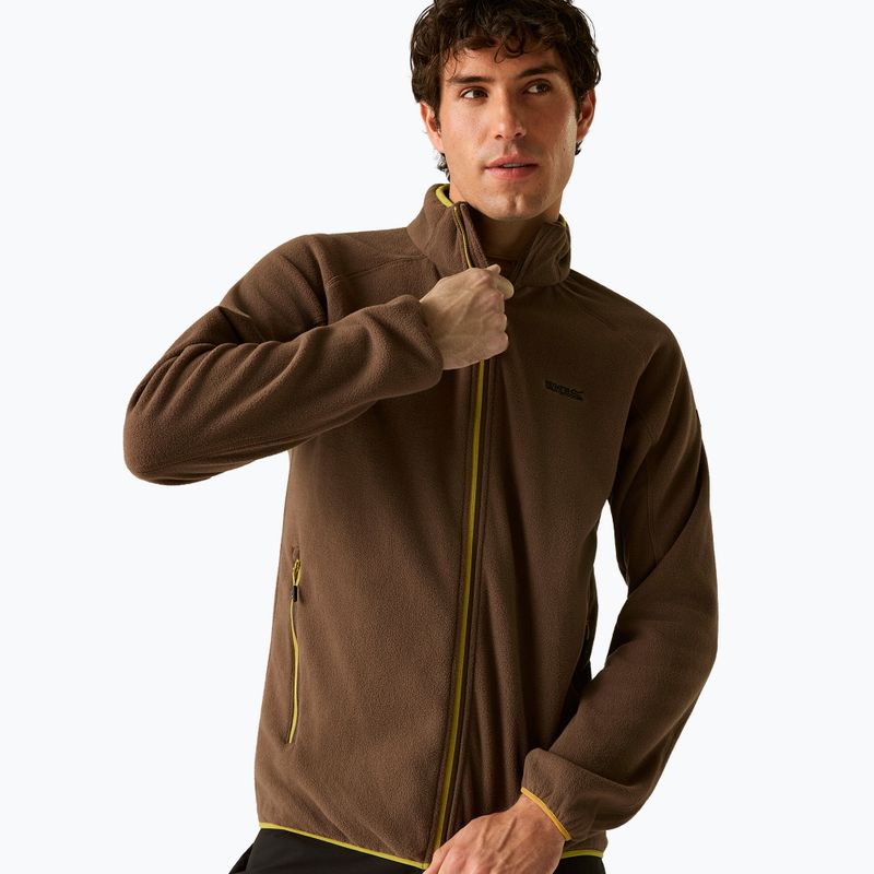 Кофта флісова чоловіча Regatta Hadfield ground coffee 3
