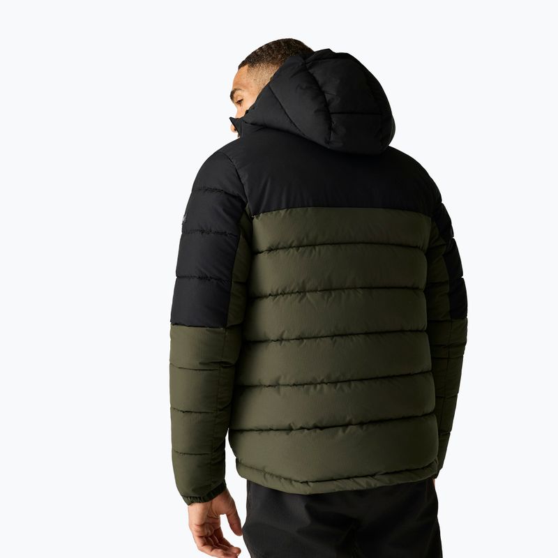 Куртка утеплена чоловіча REGATTA Aldthron dark khaki/black 3