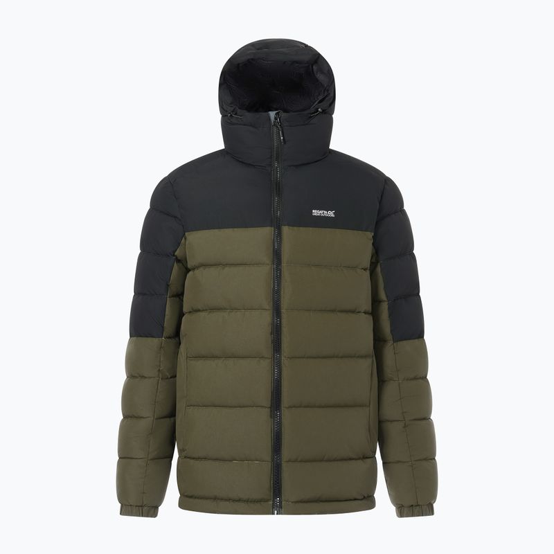Куртка утеплена чоловіча REGATTA Aldthron dark khaki/black 8