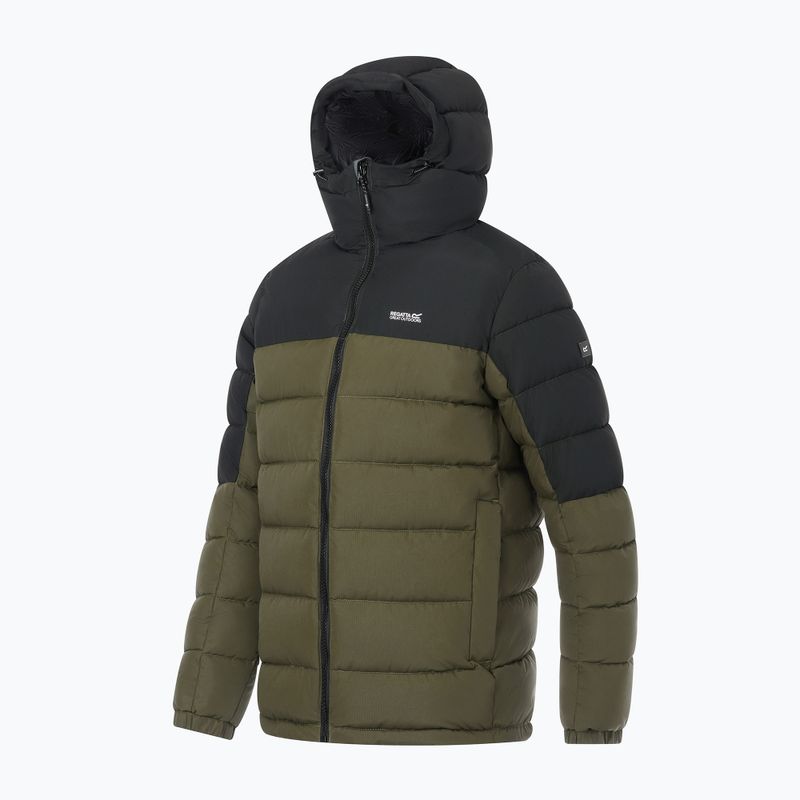 Куртка утеплена чоловіча REGATTA Aldthron dark khaki/black 10