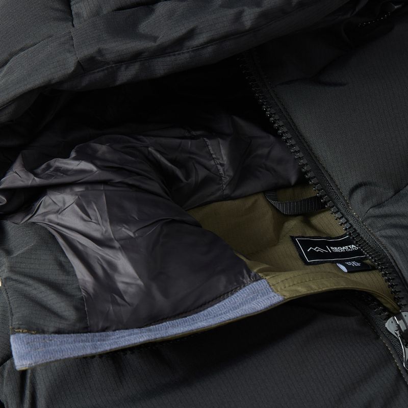 Куртка утеплена чоловіча REGATTA Aldthron dark khaki/black 11