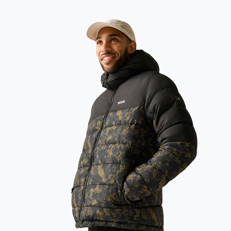 Куртка утеплена чоловіча REGATTA Aldthron textured print/black 4