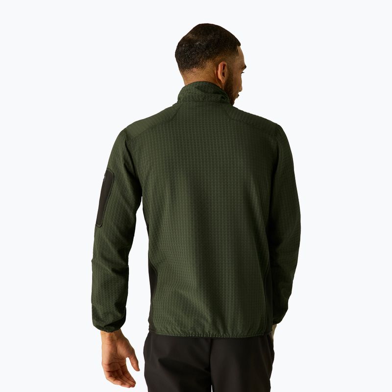 Кофта чоловіча REGATTA Baslinn dark khaki/black 4