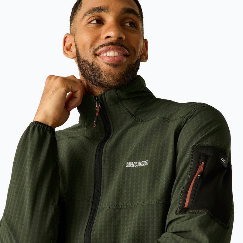 Кофта чоловіча REGATTA Baslinn dark khaki/black 7