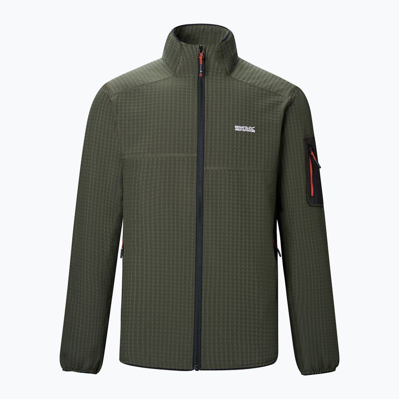 Кофта чоловіча REGATTA Baslinn dark khaki/black 8