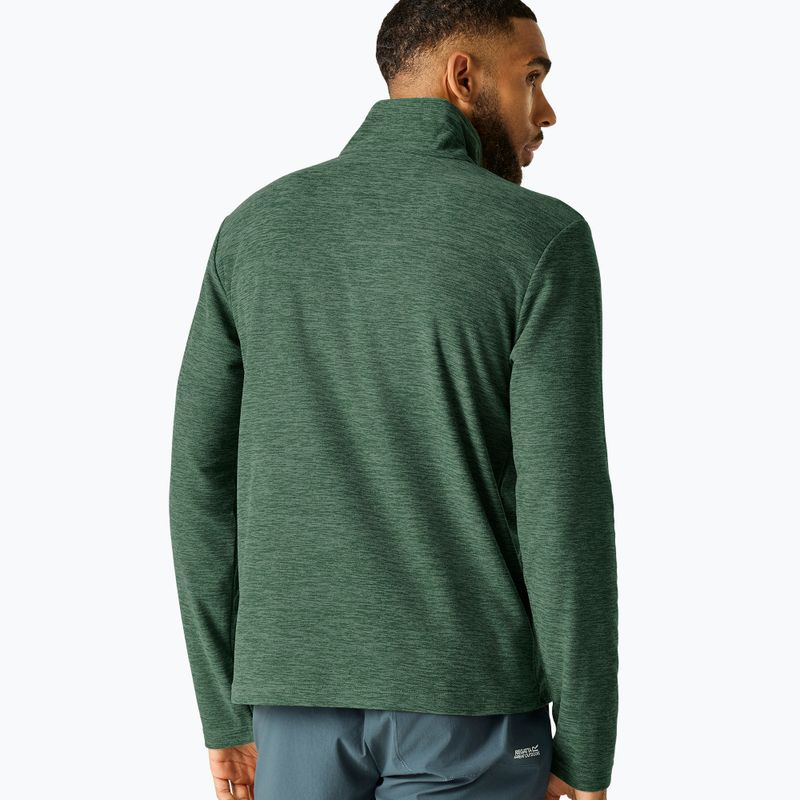Кофта флісова чоловіча Regatta Thompson Marl dark forest green 3