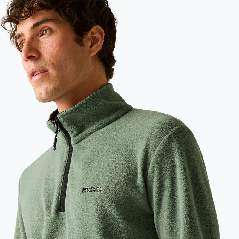 Кофта флісова чоловіча Regatta Thompson dark forest green 5