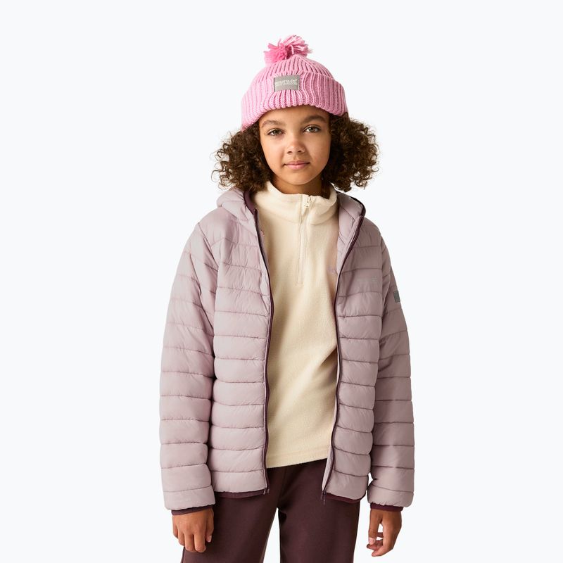 Пуховик дитячий Regatta Hooded Marizion powder lilac 7