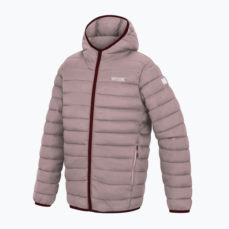 Пуховик дитячий Regatta Hooded Marizion powder lilac 3