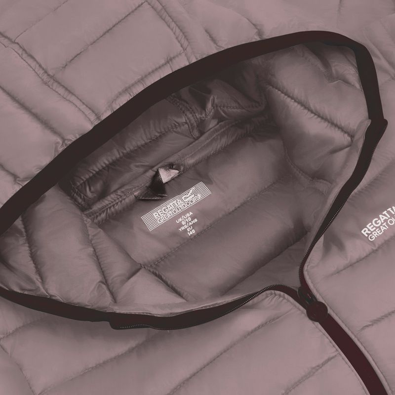 Пуховик дитячий Regatta Hooded Marizion powder lilac 4