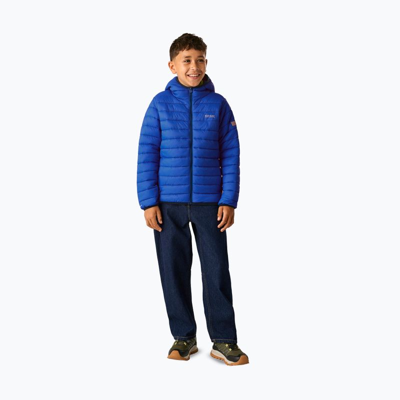 Пуховик дитячий REGATTA Hooded Marizion olympian blue/aviator blue 2