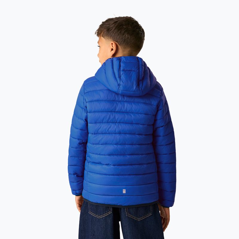 Пуховик дитячий REGATTA Hooded Marizion olympian blue/aviator blue 3