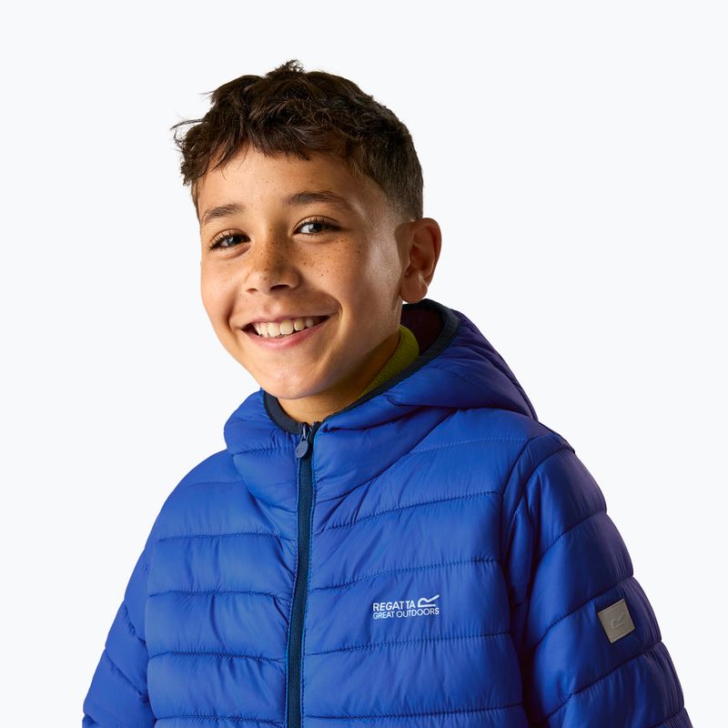 Пуховик дитячий REGATTA Hooded Marizion olympian blue/aviator blue 5