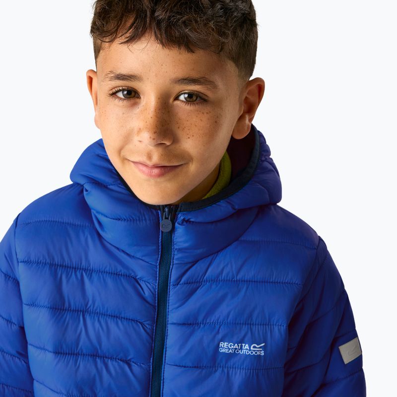Пуховик дитячий REGATTA Hooded Marizion olympian blue/aviator blue 6