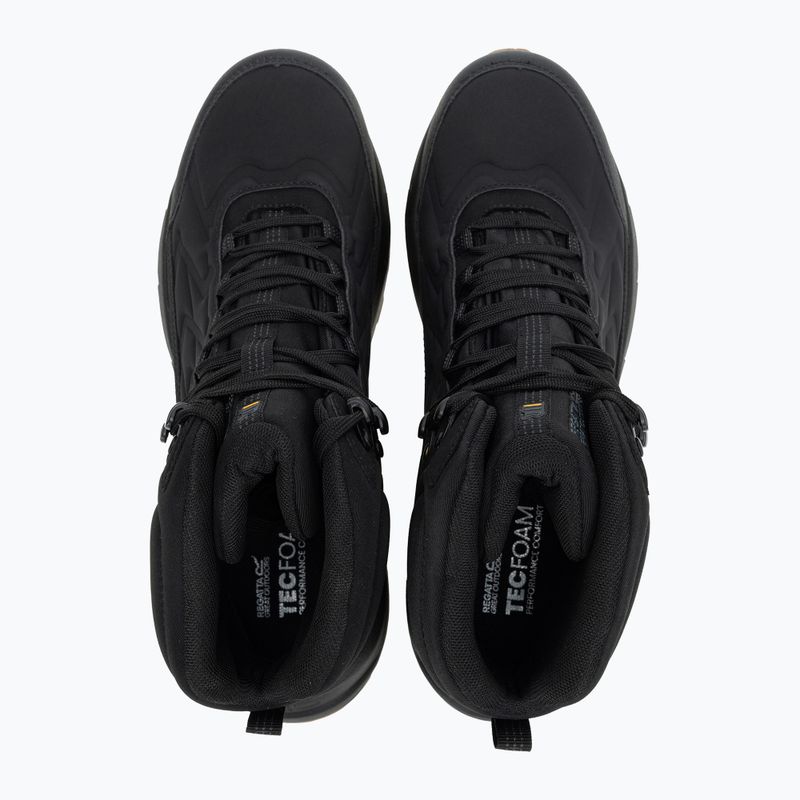 Взуття туристичне чоловіче REGATTA Onyx Mid black gum 3
