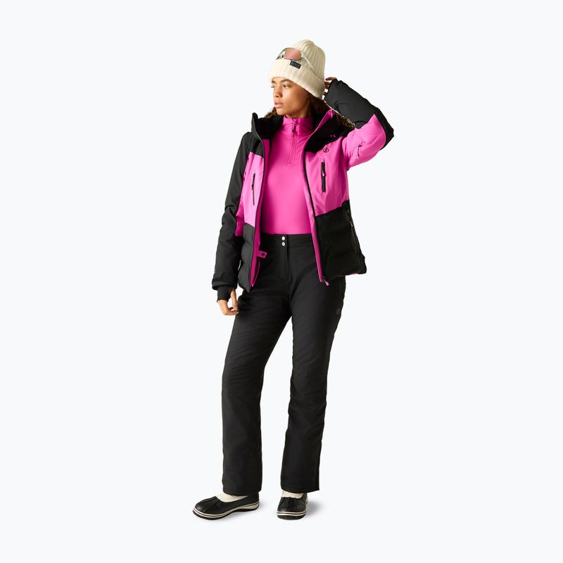 Куртка лижна жіноча Dare 2b Carve It extreme pink/black 2