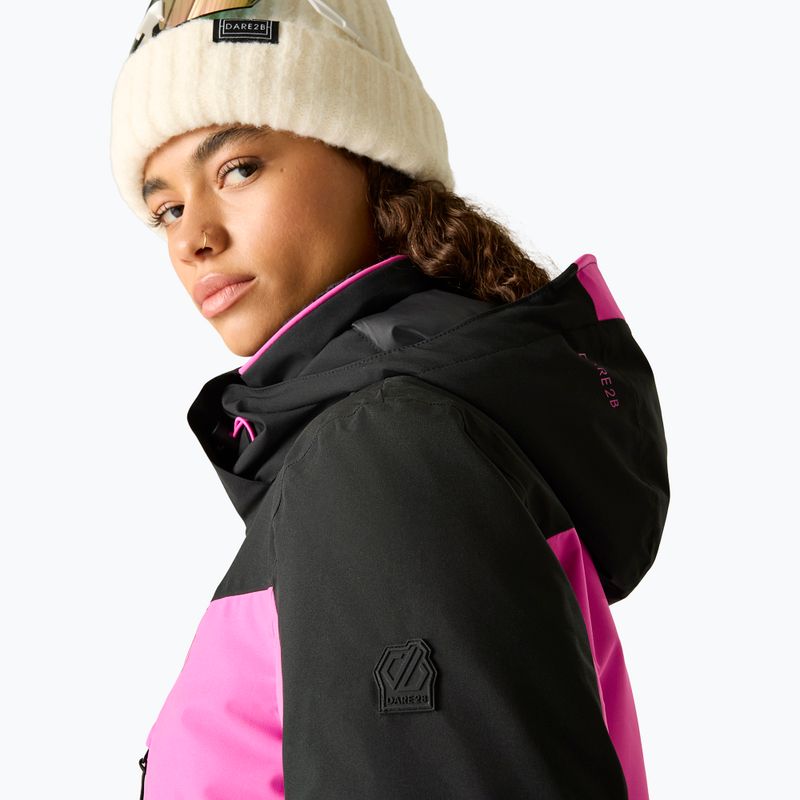 Куртка лижна жіноча Dare 2b Carve It extreme pink/black 5