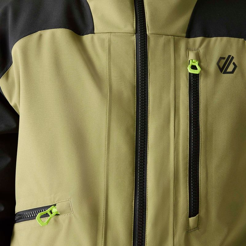 Куртка лижна чоловіча Dare2B Baseplate IV Jacket black/martini olive 6