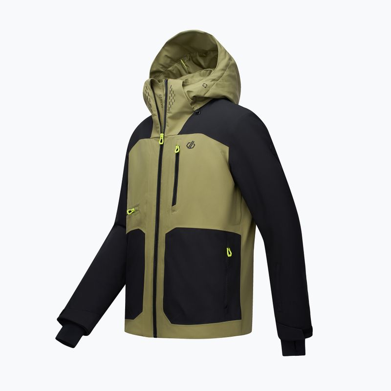 Куртка лижна чоловіча Dare2B Baseplate IV Jacket black/martini olive 12