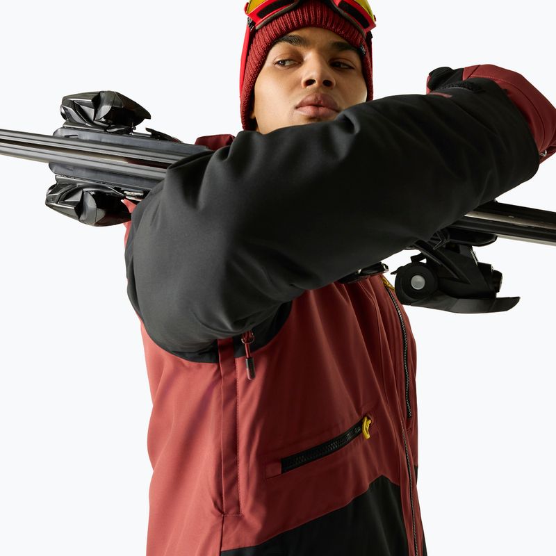 Куртка лижна чоловіча Dare2B Baseplate IV Jacket black/rustic red 6