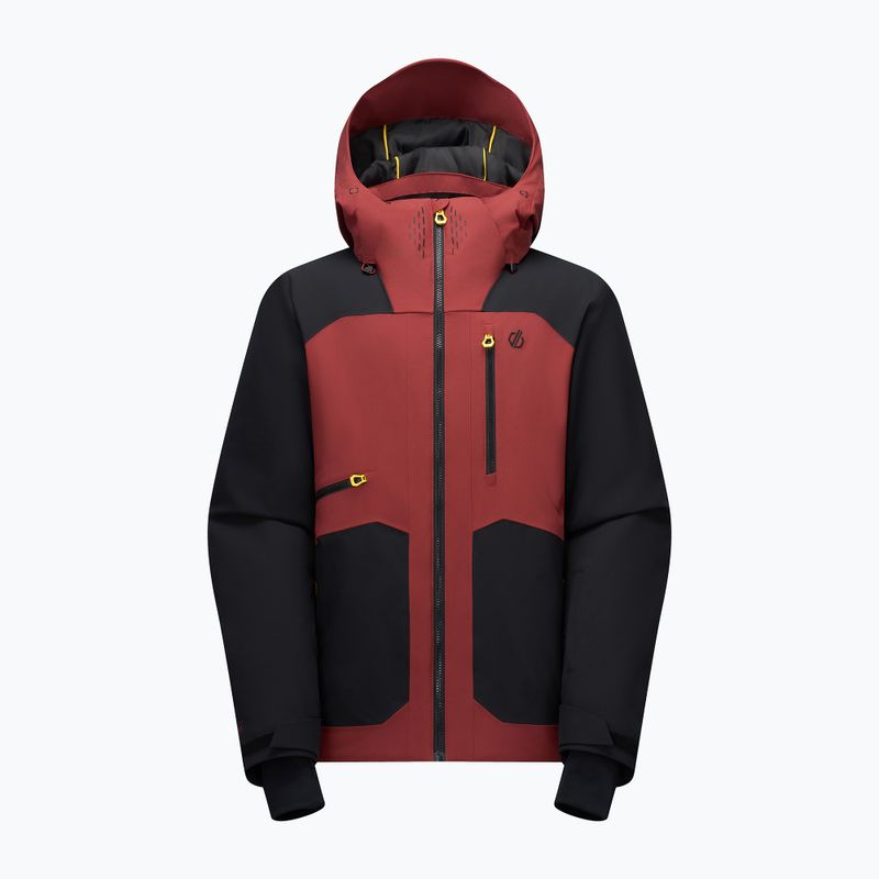 Куртка лижна чоловіча Dare2B Baseplate IV Jacket black/rustic red 10