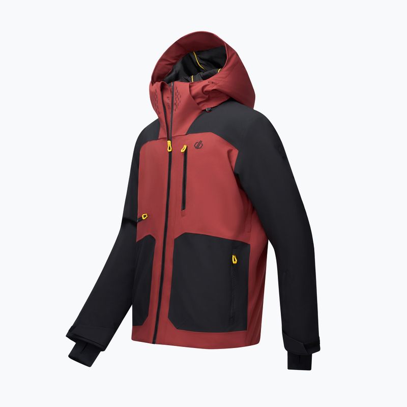 Куртка лижна чоловіча Dare2B Baseplate IV Jacket black/rustic red 12