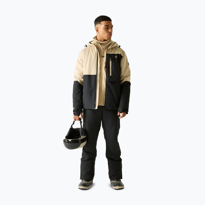 Куртка лижна чоловіча Dare2B Halfpipe IV Jacket white pepper/black 2