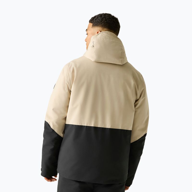 Куртка лижна чоловіча Dare2B Halfpipe IV Jacket white pepper/black 3