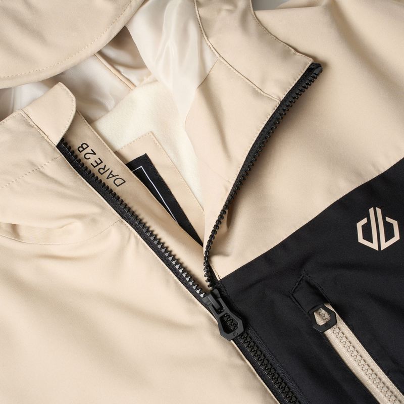 Куртка лижна чоловіча Dare2B Halfpipe IV Jacket white pepper/black 13