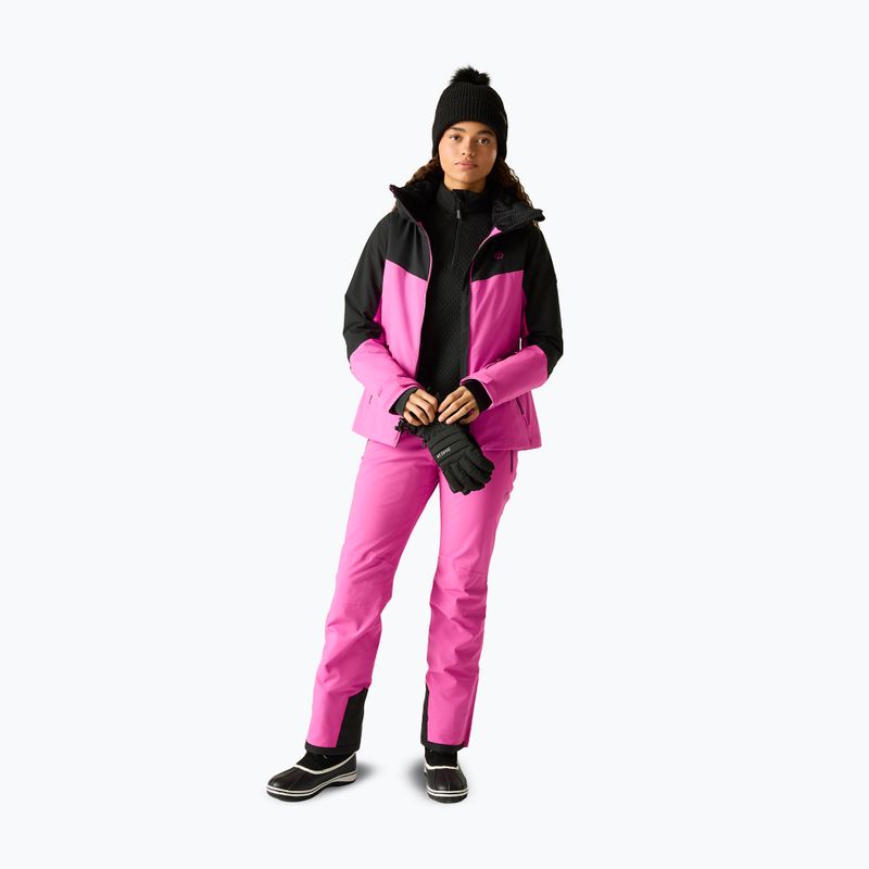 Куртка лижна жіноча Dare2B Flurry III Jacket extreme pink/black 2