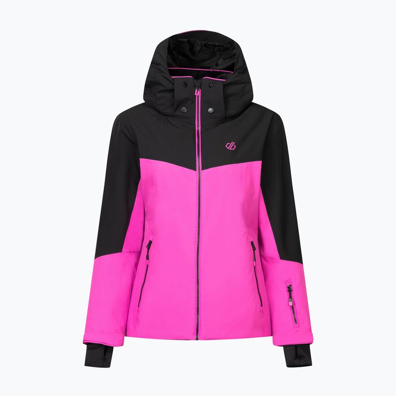 Куртка лижна жіноча Dare2B Flurry III Jacket extreme pink/black 10