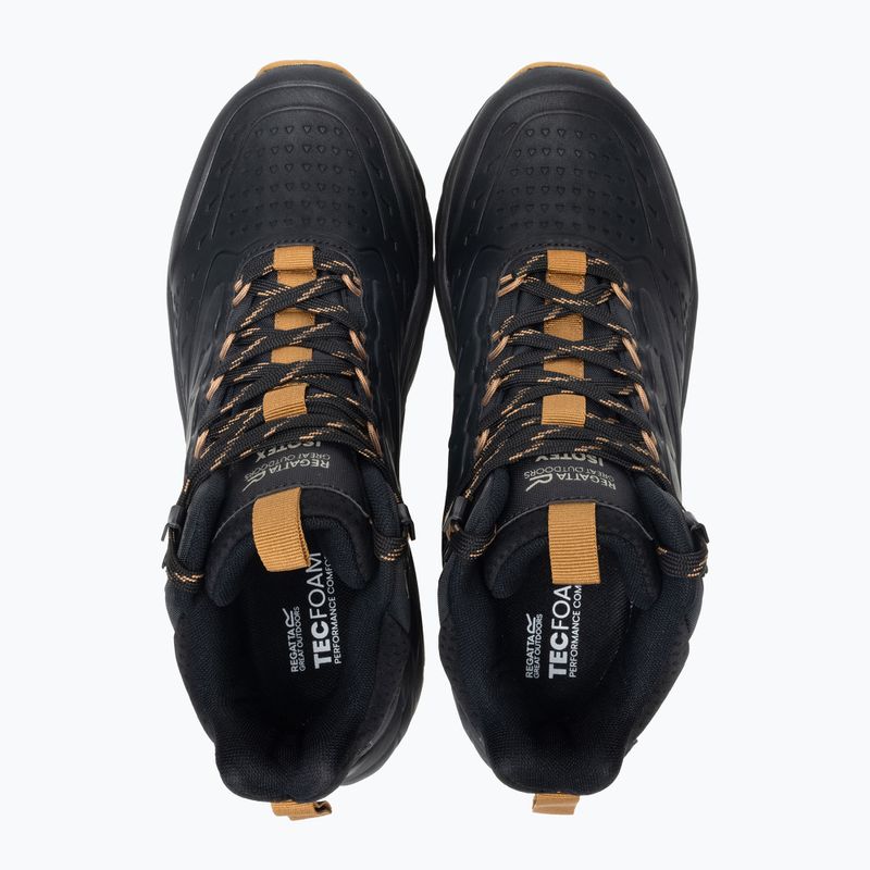 Взуття туристичне чоловіче REGATTA Derino Mid Black/Rubber 3
