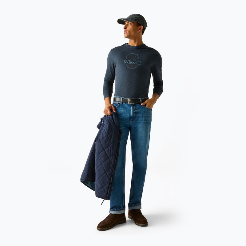 Лонгслів чоловічий REGATTA Maylow navy original outdoors 2