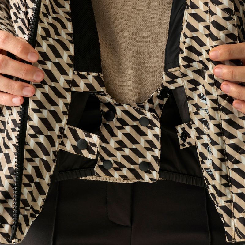 Куртка лижна жіноча Dare 2b Allure Jacket white pepper geo print 8