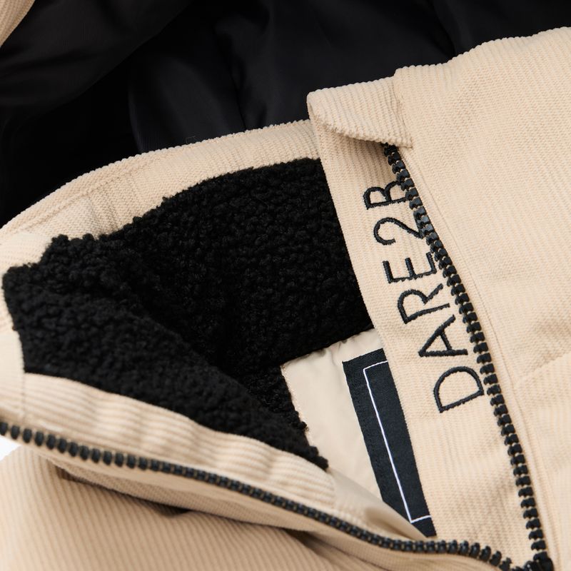 Куртка лижна жіноча Dare2B Glitz II Jacket white pepper cord 14