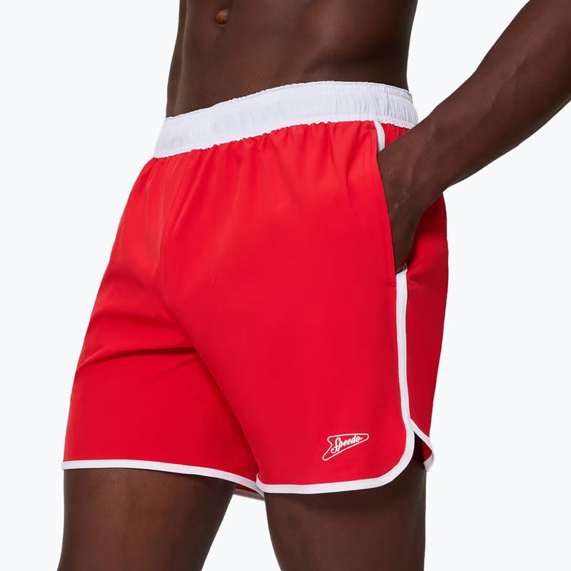 Шорти для плавання чоловічі Speedo Jetstream Retro Logo Volley 16" 8-005082003 high risk red 4